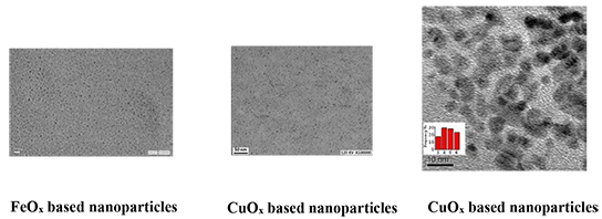 FeOx based nanoparticles