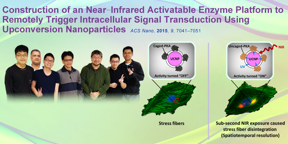 Construction of an Near‐Infrared Activatable Enzyme Platform to Remotely Trigger Intracellular Signal Transduction Using Upconversion Nanoparticles