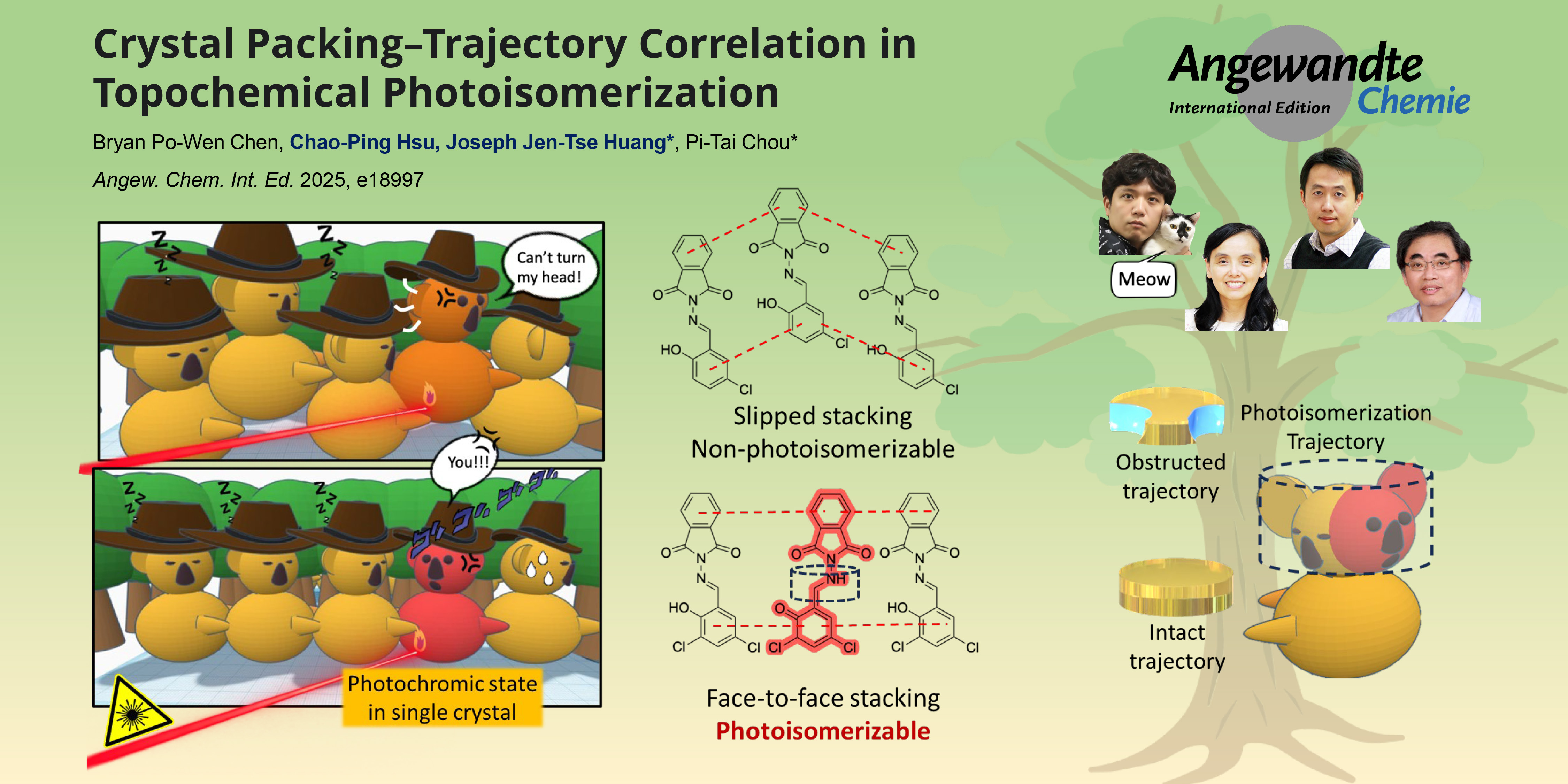 Crystal Packing–Trajectory Correlation in Topochemical Photoisomerization